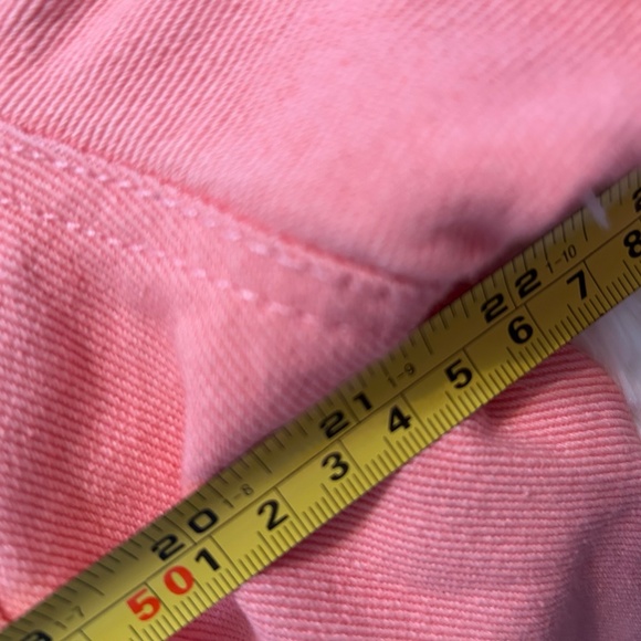 071 Distressed Pink Jean Jacket - Picture 9 of 12